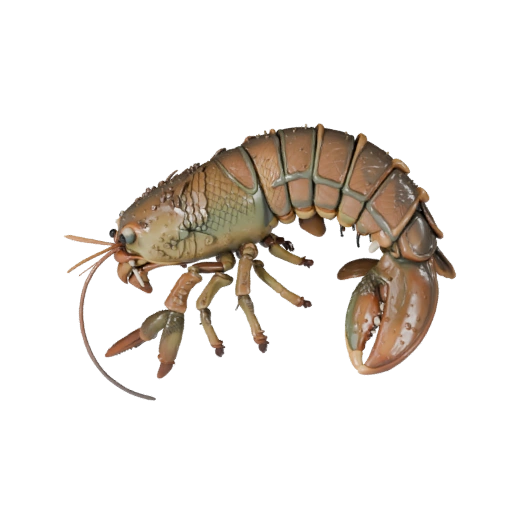 Modello 3D di Astice Cartone Animato - Asset Stilizzato per Animazione | PBR