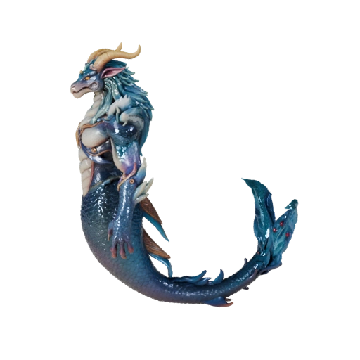 Modelo 3D de Sirena Realista - Activo PBR Rigged para Juegos | PBR