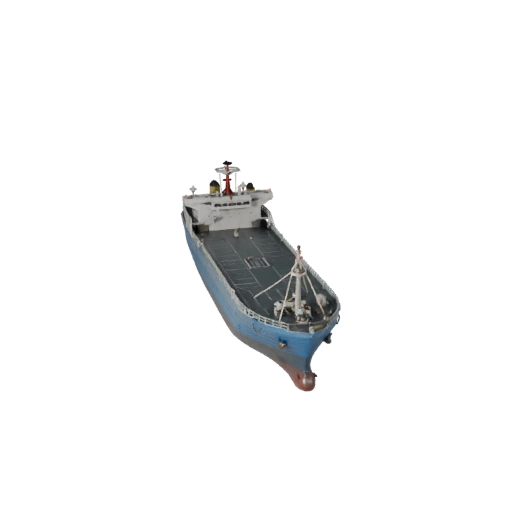 Spielbereites Frachtschiff 3D-Modell für Echtzeitnutzung PBR-Asset