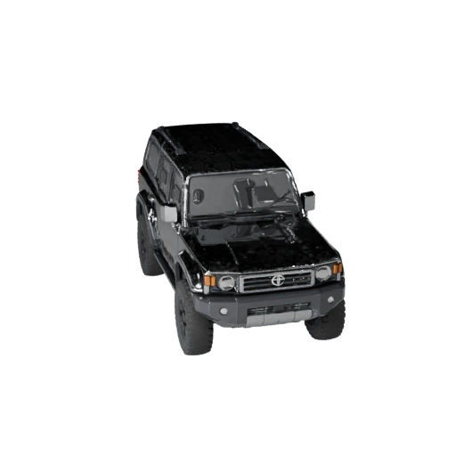 Toyota-inspirierter SUV 3D-Modell für Unity - Low Poly Spiel