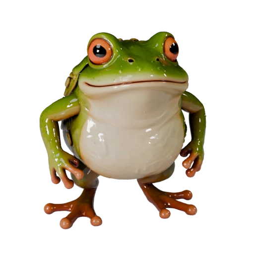 Cartoon Frosch 3D Modell - Stilisierte Asset für Animation | PBR