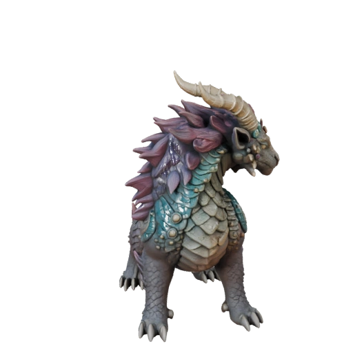 Hohe Poly Hydra 3D-Modell - Detailliertes STL-Asset für den Druck