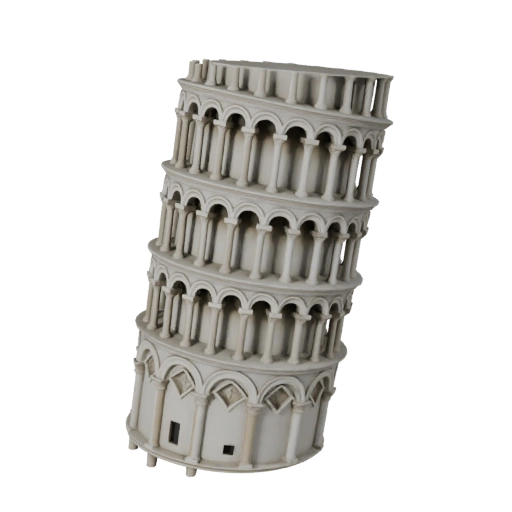 Tour de Pise 3D Model pour Unreal - Asset Temps Réel
