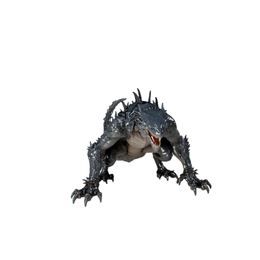 Modelo 3D Mamba Negra para Blender - Activo PBR con Texturas