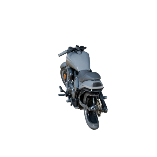Modèle 3D de Moto Cruiser Haute Poly pour Rendu Studio