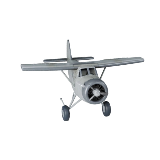 Oldtimer-Wasserflugzeug 3D-Modell für Blender & Spiele - Realistisch