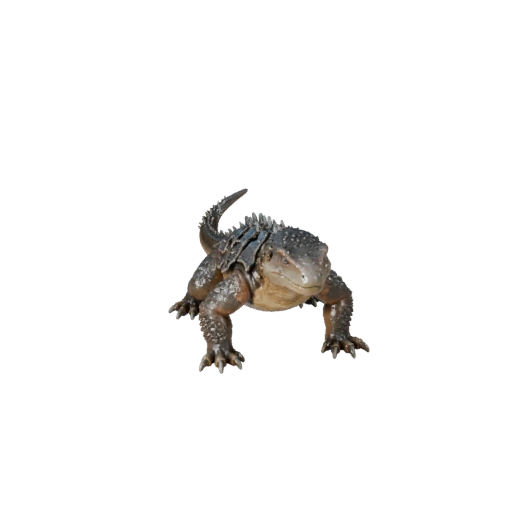 Realistische Gila-Krustenechse 3D-Modell - Rigged PBR Asset für Spiele