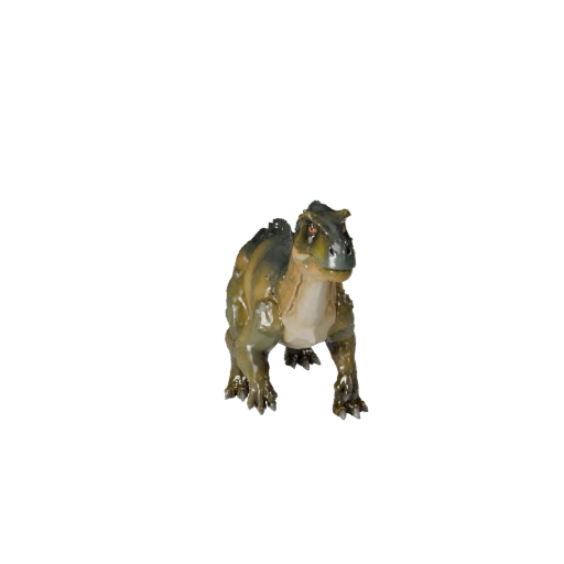 Modelo 3D de Iguanodonte Poligonal Bajo - Asset de Juego para Unity con FBX | PBR