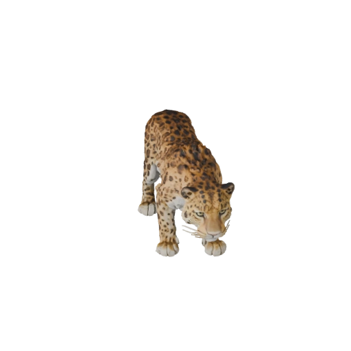 Modelo 3D de Leopardo para Unity - Asset Pronto para Jogo, FBX | Livre de Royalties