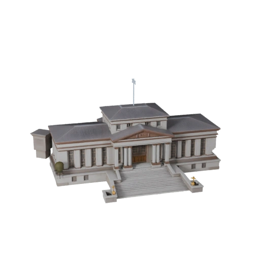 Stadthalle 3D-Modell - Realistisches Archviz-Asset für Architektur
