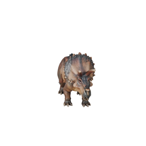 Realistischer Triceratops 3D-Modell - Rigged PBR Asset für Spiele