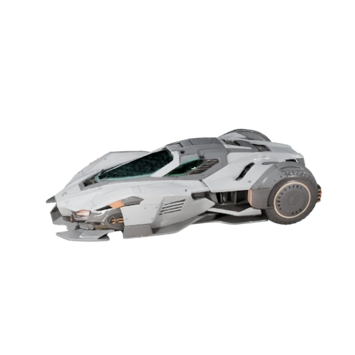 Modelo 3D de Moto Speeder para Blender e Jogos - PBR Realista