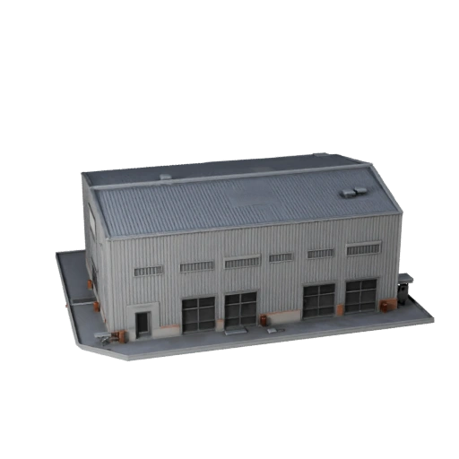 Rechenzentrumsgebäude 3D-Modell für Blender - Render-Asset