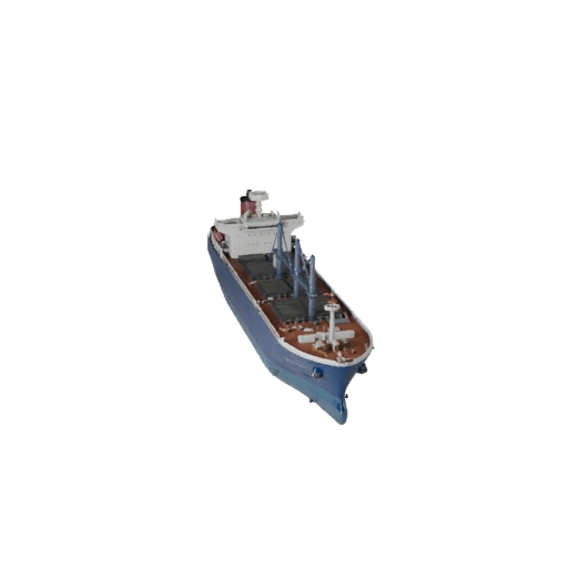 Frachtschiff 3D-Modell für Blender & Spiele - Realistisch PBR