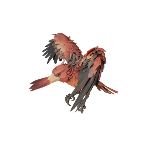 Kardinal 3D-Modell für Unity - Spielfertiges Asset, FBX | Lizenzfrei