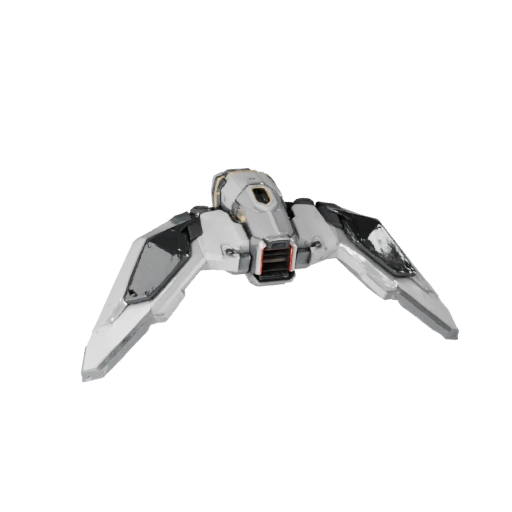Alerón 3D Modelo para Unity - Activo de Juego Poligonal Bajo