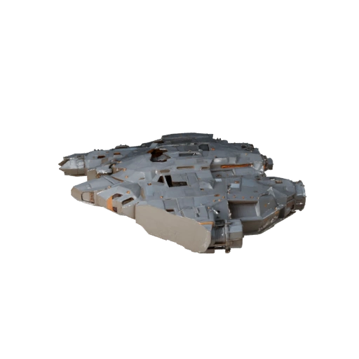 Cargo spatial profond 3D Model - Low Poly Prêt pour le jeu PBR