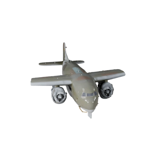Avión de Carga de la Segunda Guerra Mundial 3D para Blender - PBR Realista