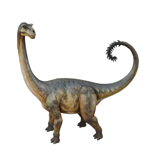 Brachiosaurus 3D Modell für Blender - PBR Asset mit Texturen