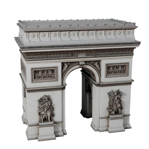 Arc de Triomphe 3D Modell für Unity - Spiel-Asset für Architektur