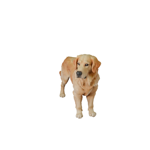 Realistischer Goldener Retriever Hund 3D Modell - Rigged PBR Asset für Spiele