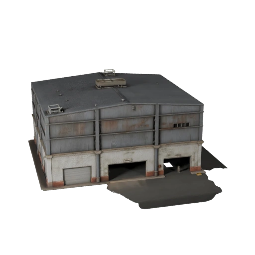 Modello 3D Edificio Birrificio per Unity - Asset di Gioco per Architettura