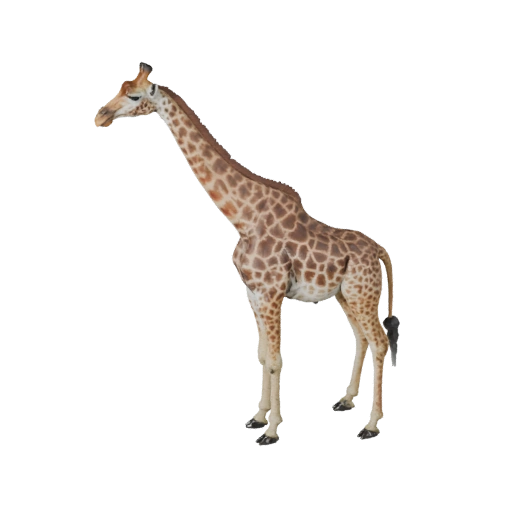 Realistische Giraffe 3D Modell - Rigged PBR Asset für Spiele | PBR