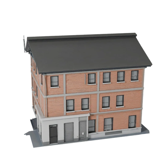 Modelo 3D de Casa Eco para Unity - Activo de Juego para Arquitectura
