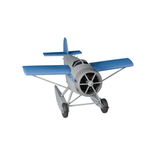 Oldtimer-Wasserflugzeug 3D-Modell für Blender - Render Ready PBR