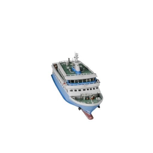 Fähre 3D Modell für Blender - Render Ready Asset Pro