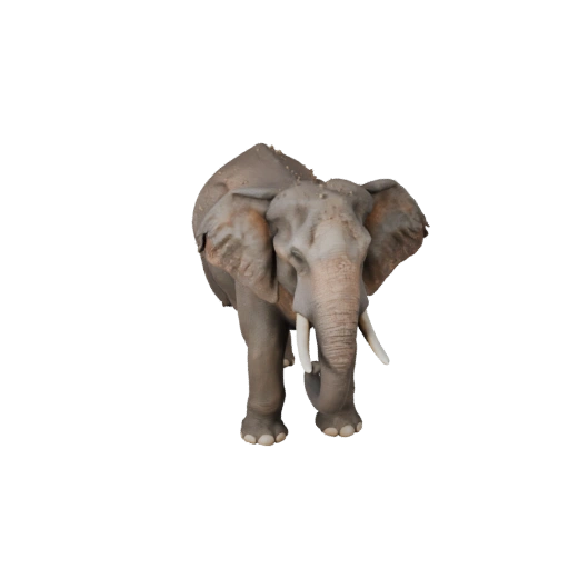 Realistischer Asiatischer Elefant 3D-Modell - Rigged PBR Asset für Spiele