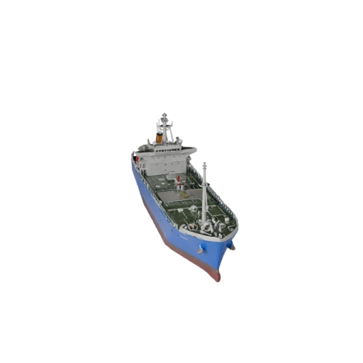 Frachtschiff 3D Modell für Unity - Low Poly Game Asset