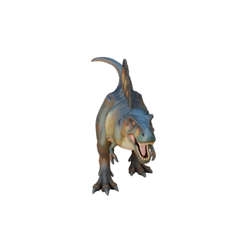 Modelo 3D de Espinosaurio Caricatura - Asset Estilizado para Animación