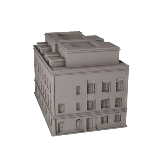 Casa Adosada STL Imprimible Modelo 3D - Activo de Escala para Maquetas de Escala