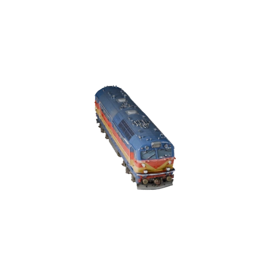 Spielbereite Elektrolokomotive 3D-Modell für Echtzeitnutzung
