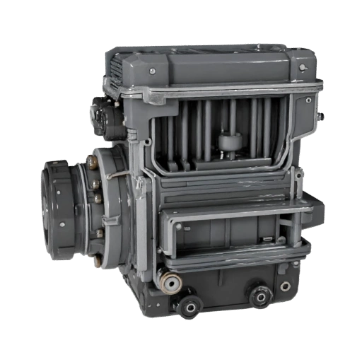Motorblock 3D-Modell für Blender & Spiele - Realistischer PBR