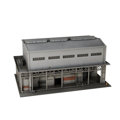 Edificio Birrificio Stampabile STL Modello 3D - Asset in Scala
