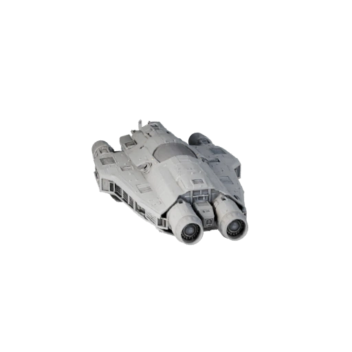 Modelo 3D STL Imprimible de Carguero del Espacio Profundo para Asset