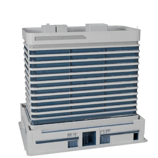 Korporativer Hauptsitz 3D-Modell für Unreal - Echtzeit-Asset