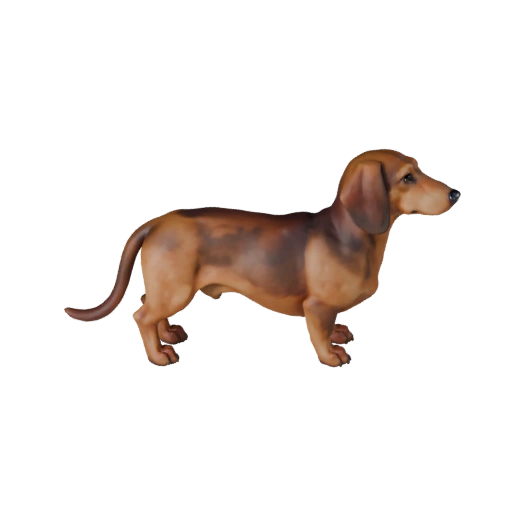 Modelo 3D de Perro Salchicha para Unity - Asset Listo para Juego, FBX | PBR