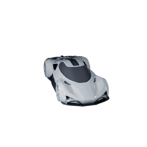 Voiture futuriste STL imprimable 3D Modèle pour objets de collection &